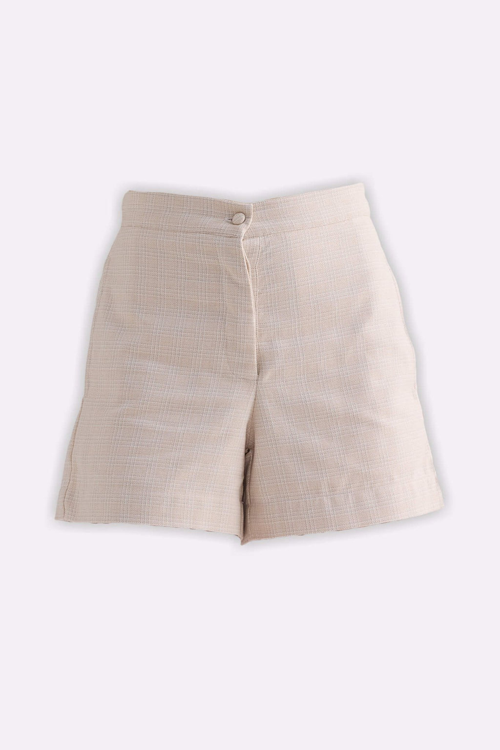 Cotton Tweed Shorts in Cream - Luxe Finds Boutique